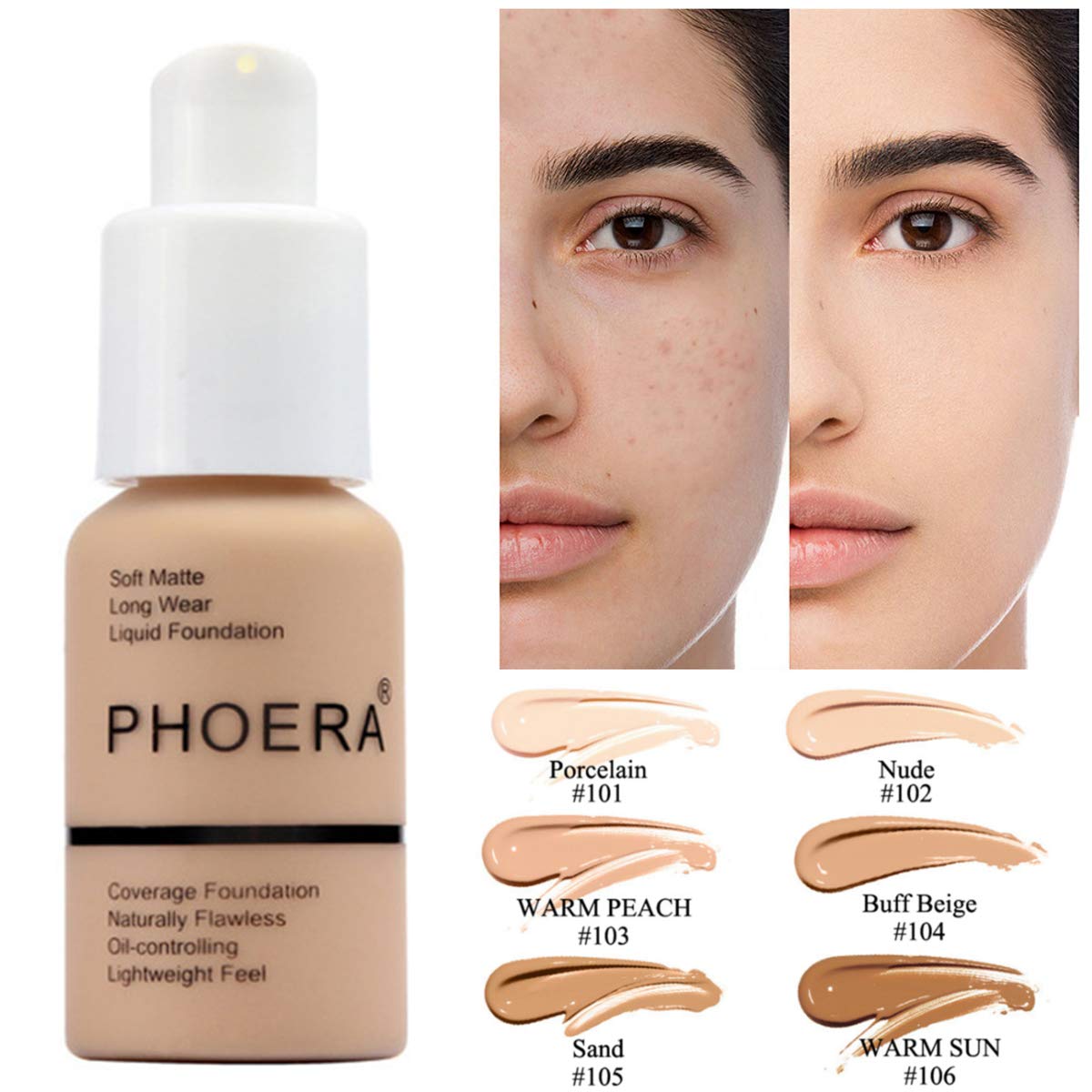 AirPress Matte Foundation | Oil Control & Natural Finish