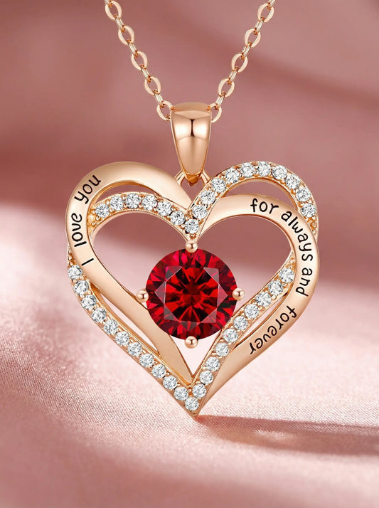 Mother’s Day Personalized Birthstone Necklace for Mom