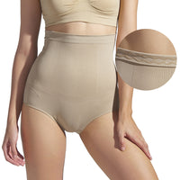 Women's High-Waisted Silicone Shapewear Tummy Control & Butt Lift, Anti-Slip Design
